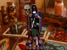 Load image into Gallery viewer, La Morada - Purple Santa Muerte (Gold Lining)
